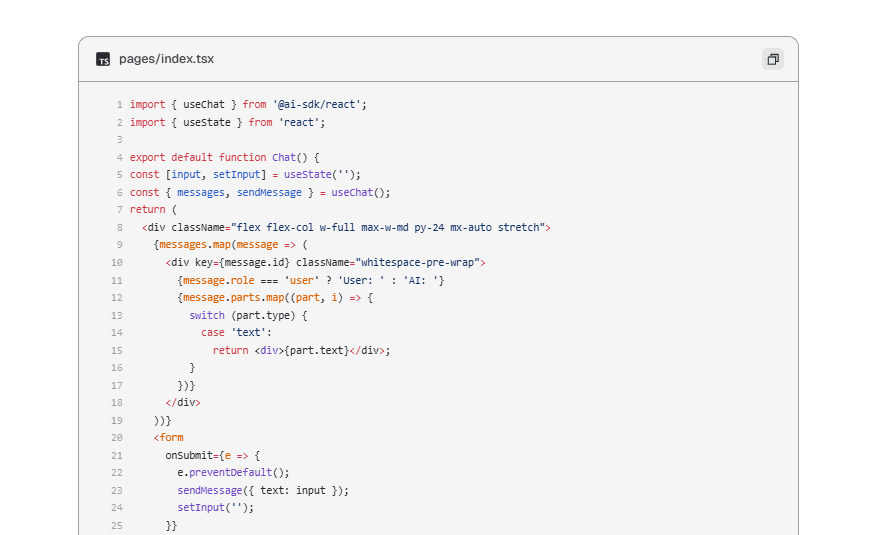 Code Blocks
