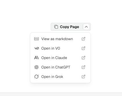 AI Markdown selector